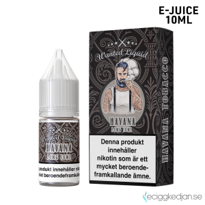 Wanted Salt | Havana | 10ml E-Juice | 14mg Saltnikotin