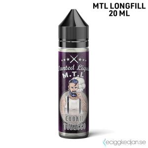 Wanted Liquid | Cookie Tobacco | MTL | 20ml LONG FILL