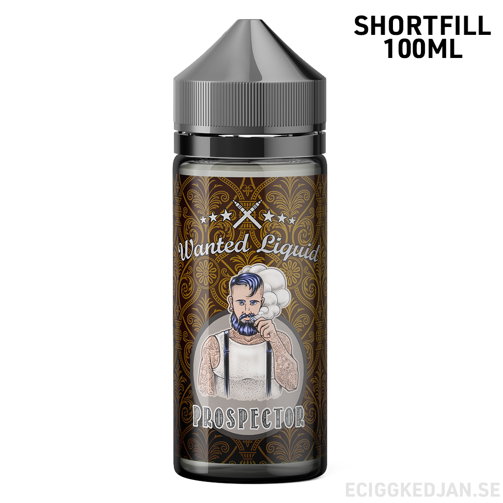 Wanted Liquid | Tobacco Series | Prospector |100ml Shortfill