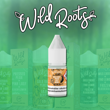Wild Roots | Gold Dust Peach | 10ml E-Juice
