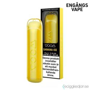 Voom Iris | Banana Ice | Engångs Vape | OBS!! Utgånget Datum