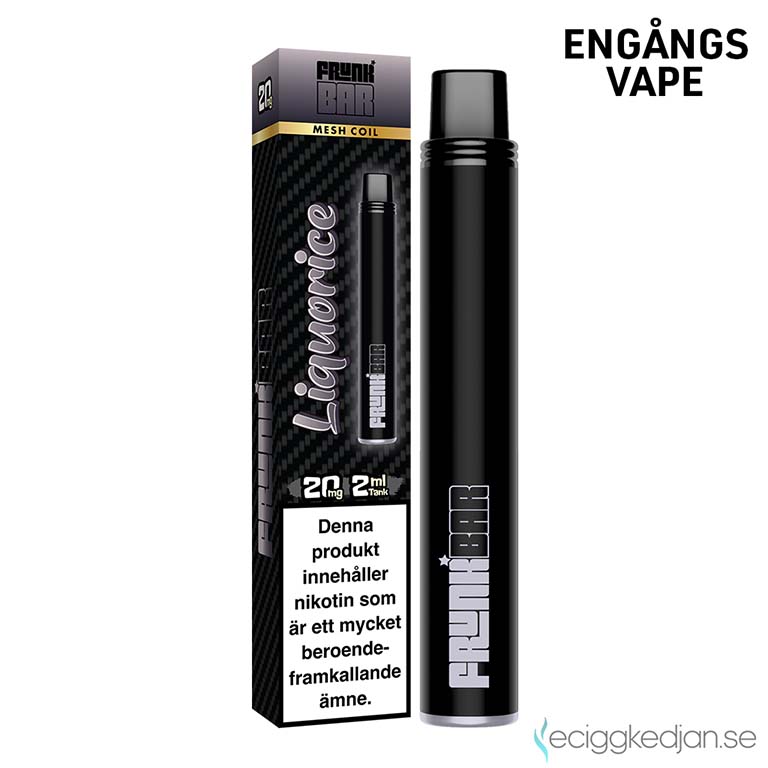 Frunk Bar - Liquorice Engångs Vape