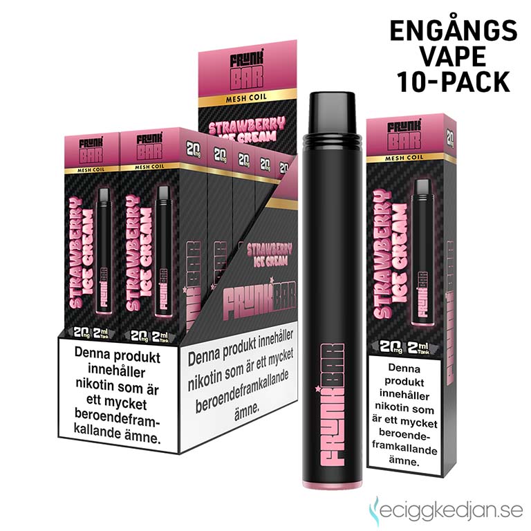 elfbar nachfüll pod läuft aus Frunk Bar Mesh Banana Ice 10-pack – Engångsvape med banan & ice, 20 mg  nikotinsalt main image 0