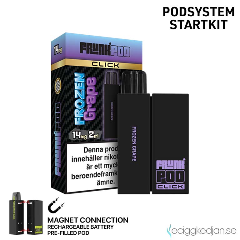 Frunk Pod Click Mesh Kit  Frozen Grape | Inkl. frfylld pod | Podsystem  startkit