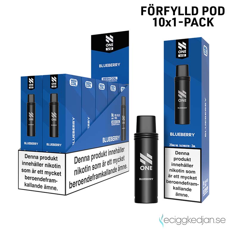 N One Mesh Pod V2 - Blueberry 10-pack | 20mg | 2ml