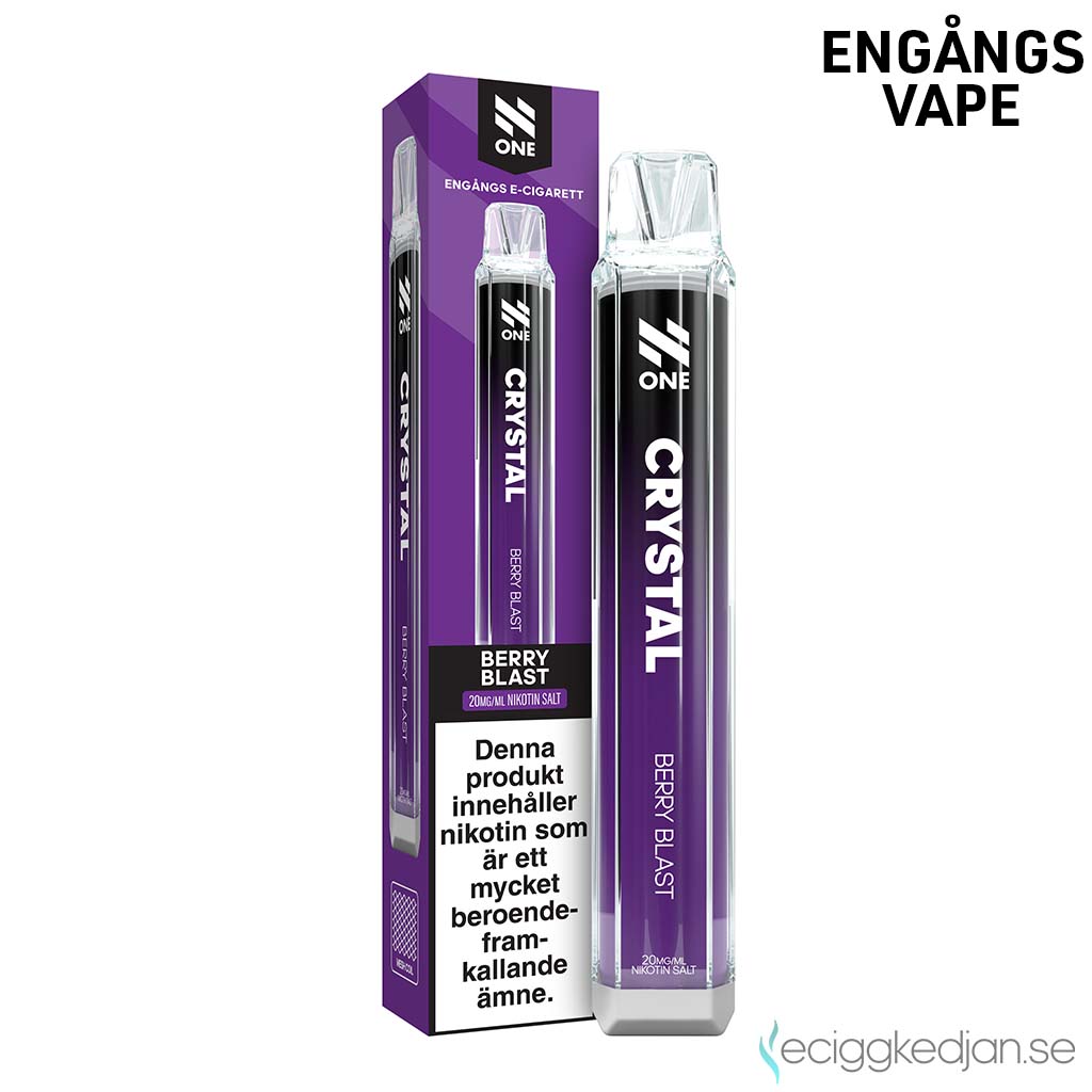 N One Crystal - Berry Blast Engångs Vape