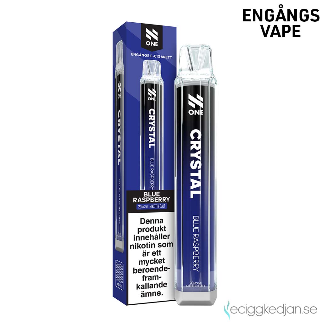 N One Crystal - Blue Raspberry Engångs Vape