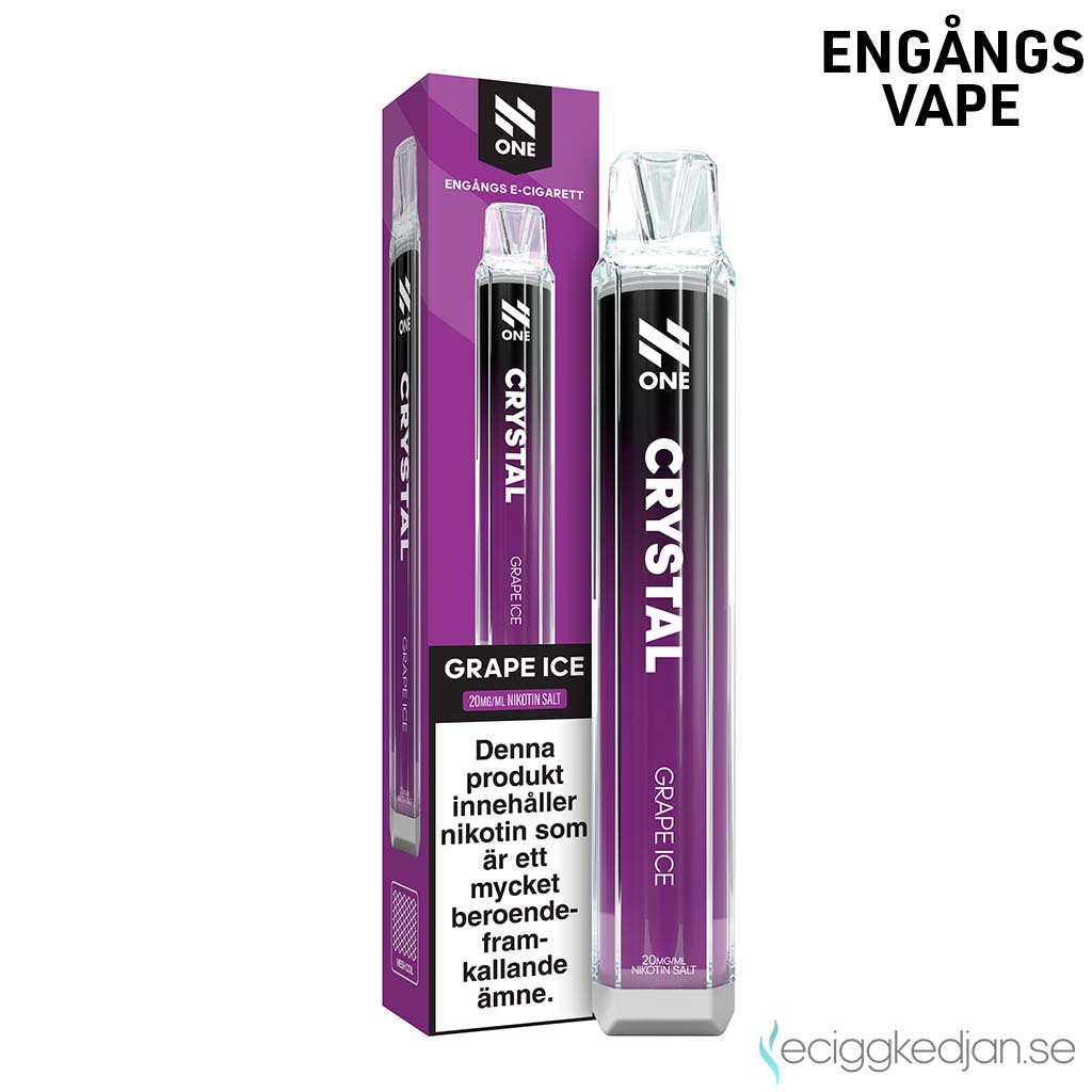 N One Crystal - Grape Ice Engångs Vape
