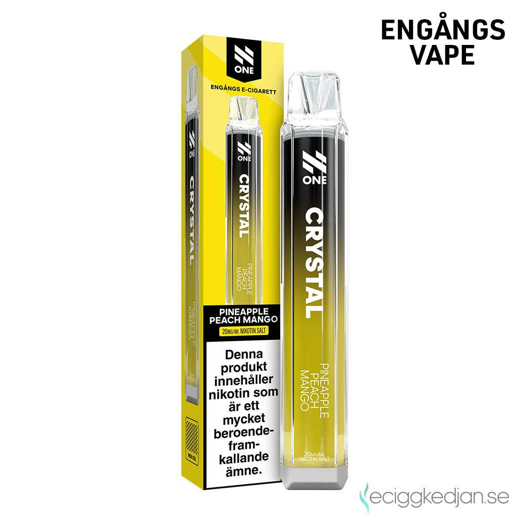 N One Crystal Mesh | Pineapple Peach Mango | Engångs Vape