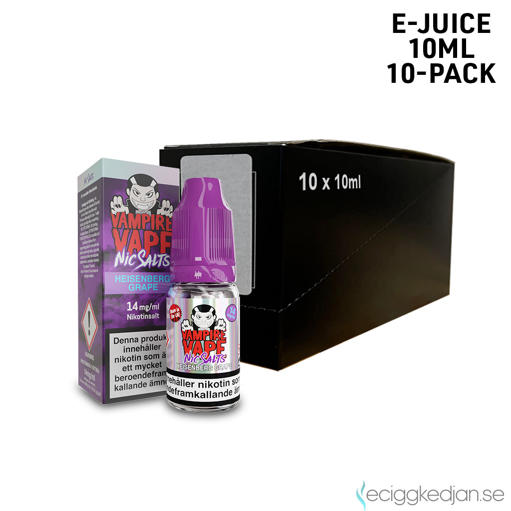 Vampire Vape | Heisenberg Grape | 10ml E-Juice | 14mg Saltnikotin