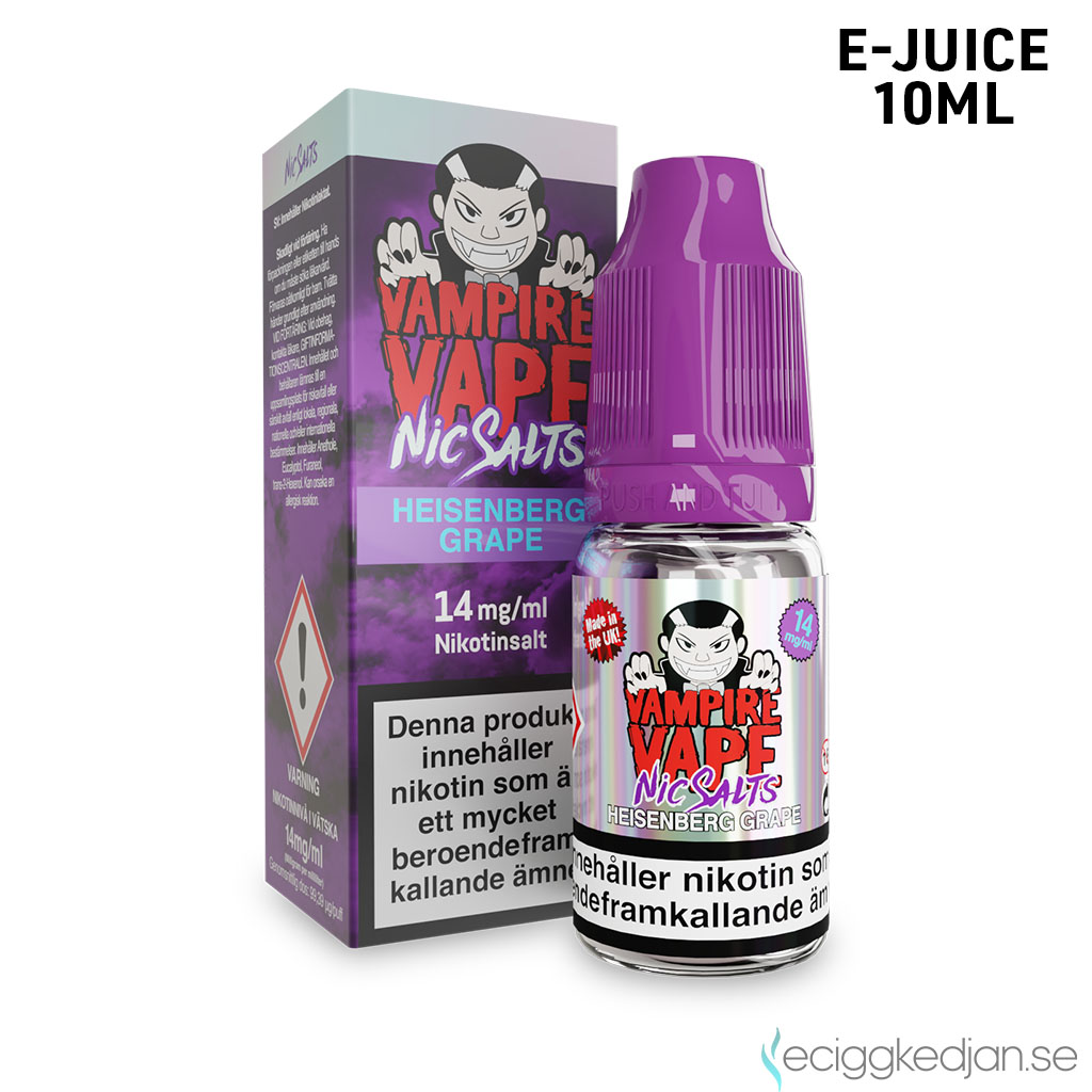vampire vape heisenberg grape Heisenberg Limited Edition E-liquid by Vampire Vape Review