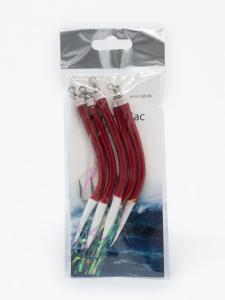 GUMMI MAC 5-P STL 9/0 RÖD/VIT