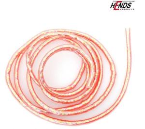 MYLAR TUBING - WHITE - UV ICE EFFECT