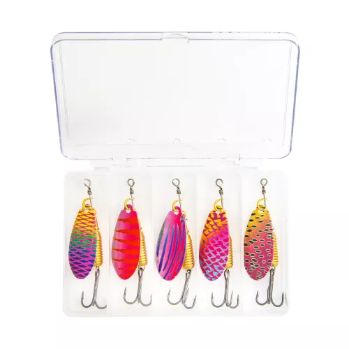 RAINBOW SHINEER SPINNER 8GR - 5 PACK
