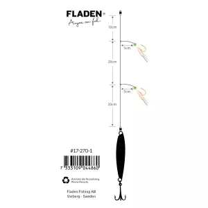 SHINER 30GR DOUBLE HOOK RIG KIT - LIME