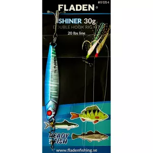 SHINER 30GR DOUBLE HOOK RIG KIT - BLUE