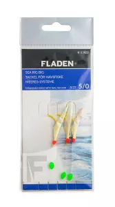 HÄCKLA BIG 5 NORMAL HOOKS REAL FISH SKIN SIZE 5/0