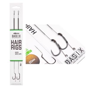 KORDA BASIX HAIR RIGS WIDE GAPE BARBLESS