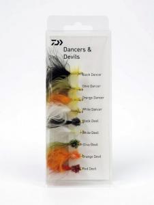 DAIWA CARDED FLIES DANCERS & DEVILS