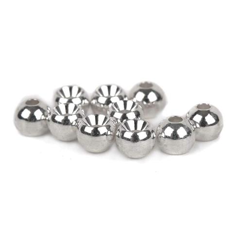 BRASS BEADS SILVER