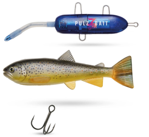 PULZ BAIT STARTER KIT TROUT 15CM - BROWN TROUT