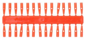 METHOD FEEDER - PUSH STOP RED