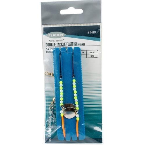 FLADEN DOUBLE TACKLE FLATFISH - ORANGE