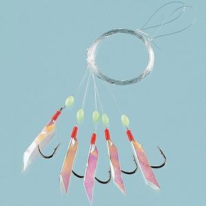 FLADEN MAKRILLHÄCKLA MED SJÄLVLYSANDE TAPE & KULOR (KROKSTORLEK 1 - 5 KROKAR)