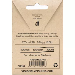 VISION CLASSIC TROUT LEADER 9FT