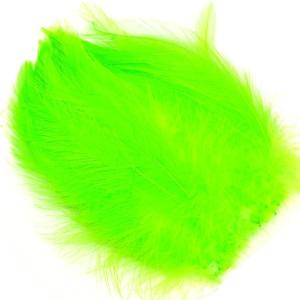 VENIARD LARGE COCK FEATHER NECK HACKLES 2GR - CHARTREUSE