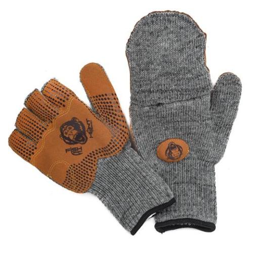 FISH MONKEY WOOLY MITTEN