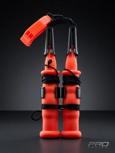 Isdubbar med visselpipa