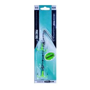Armada Pike Rig 5+3 #3/0 CHARTREUSE