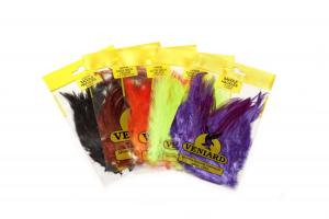 VENIARD LARGE COCK FEATHER NECK HACKLES 2GR - BLACK