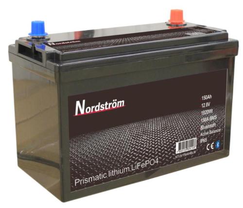 NORDSTRÖM LITHIUM 12V BATTERI 150 AH BT