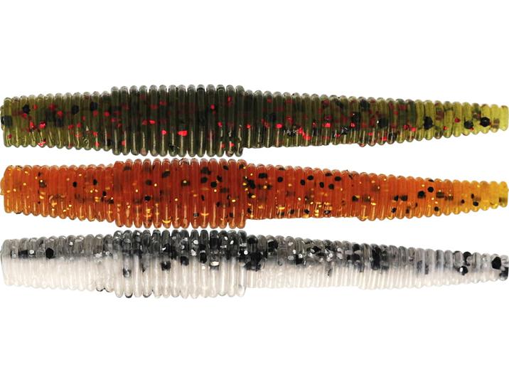 NED WORM SLIM 5,5CM 1,5G FLOATING CLEAR WATER MIX 6PCS