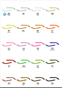 LIBRA LURES FATTY D´WORM TOURNAMENT 55MM CHEESE