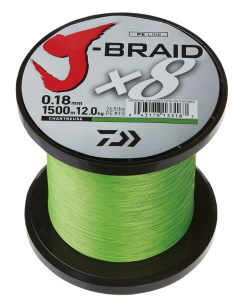 DAIWA J-BRAIDX8 CHARTREUSE 1500M