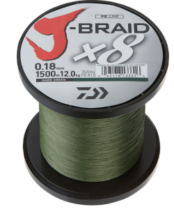 DAIWA J-BRAIDX8 DARK GREEN 1500M