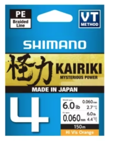 SHIMANO KAIRIKI 4 150M (ORANGE)