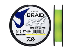 DAIWA J-BRAID X4 135M - YELLOW