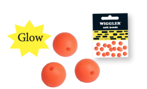 WIGGLER SOFT BEADS - RED GLOW