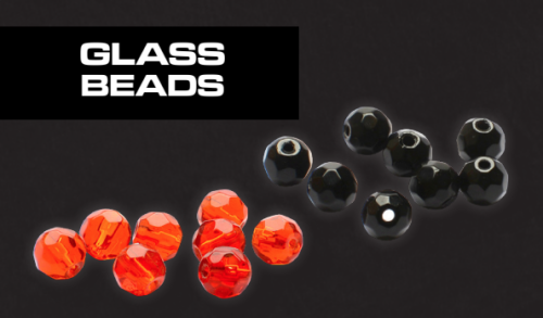 DARTS GLASS BEAD 6MM - FACETT MIC