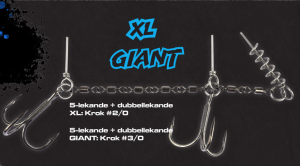 DARTS PIKE RIG 5 LINK 12CM #3/0 - GIANT