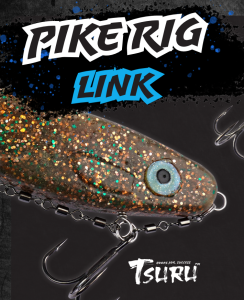 DARTS PIKE RIG 3 LINK 7CM #2/0 - JR