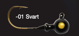 DARTS CURLY HEAD SP - SVART