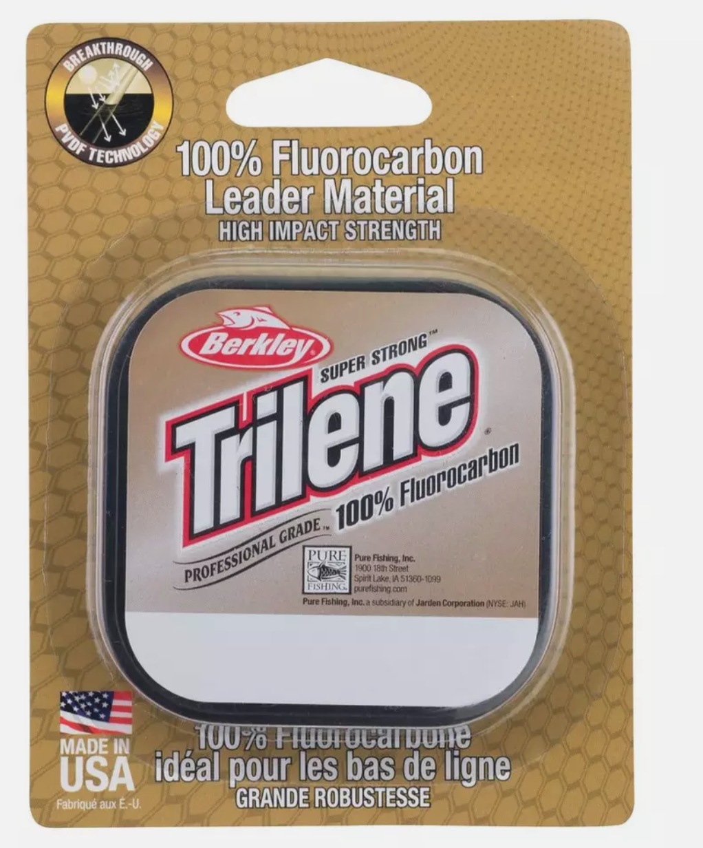 BERKLEY TRILENE 100% FLUOROCARBON LEADER - 50M