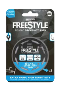 SPRO FREESTYLE RELOAD DROPSHOT RIG 3-PACK