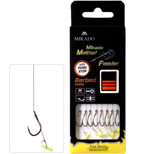 METHOD FEEDER RIG WITH PUSH STOP