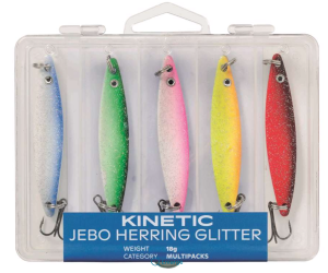 KINETIC JEBO HERRING GLITTER 5-PACK